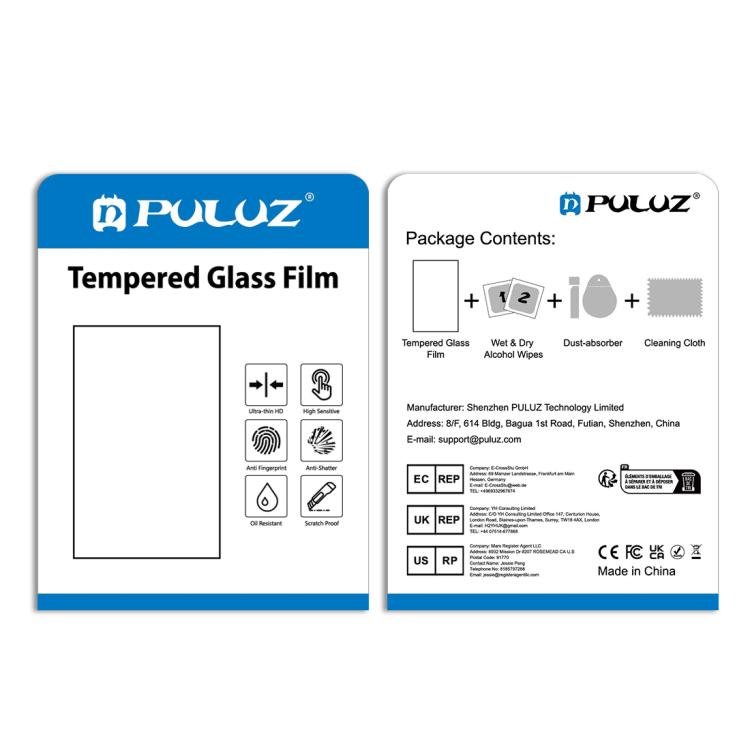 PULUZ 9H 2.5D HD Tempered Glass Lens Protector + Screen Film for DJI OSMO Pocket Gimbal, For DJI OSMO Pocket - ORIWHIZDJI & Insta360 AccessoriesOsmo Pocket AccessoriesProtective Film & Stickers