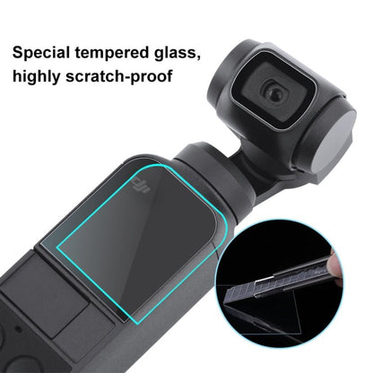 PULUZ 9H 2.5D HD Tempered Glass Lens Protector + Screen Film for DJI OSMO Pocket Gimbal, For DJI OSMO Pocket - ORIWHIZDJI & Insta360 AccessoriesOsmo Pocket AccessoriesProtective Film & Stickers