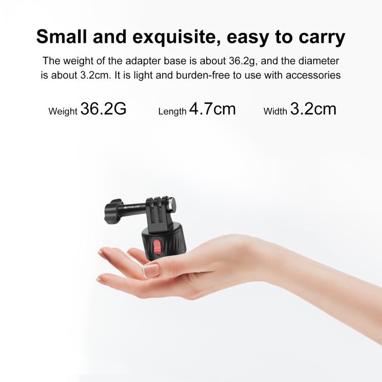 PULUZ Action Camera 1/4 inch Magnetic Base Adapter, 1/4 inch Magnetic Base - ORIWHIZConnection MountDJI & Insta360 AccessoriesPULUZ