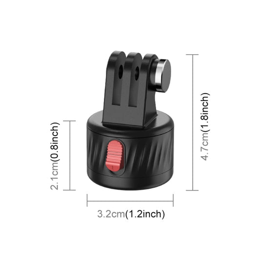 Adaptador de base magnética de 1/4 de pulgada para cámara de acción PULUZ, base magnética de 1/4 de pulgada - Soporte de conexión ORIWHIZ Accesorios DJI e Insta360 PULUZ