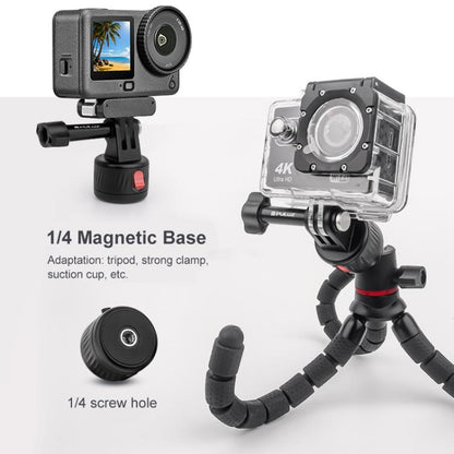 PULUZ Action Camera 1/4 inch Magnetic Base Adapter, 1/4 inch Magnetic Base - ORIWHIZConnection MountDJI & Insta360 AccessoriesPULUZ