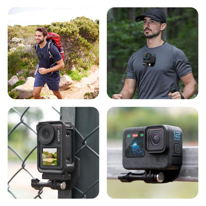 PULUZ Action Camera Magnetic Neck Mount Holder Vlog POV Neck Strap - ORIWHIZDJI & Insta360 AccessoriesNeck MountPULUZ