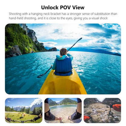 PULUZ Action Camera Magnetic Neck Mount Holder Vlog POV Neck Strap - ORIWHIZDJI & Insta360 AccessoriesNeck MountPULUZ