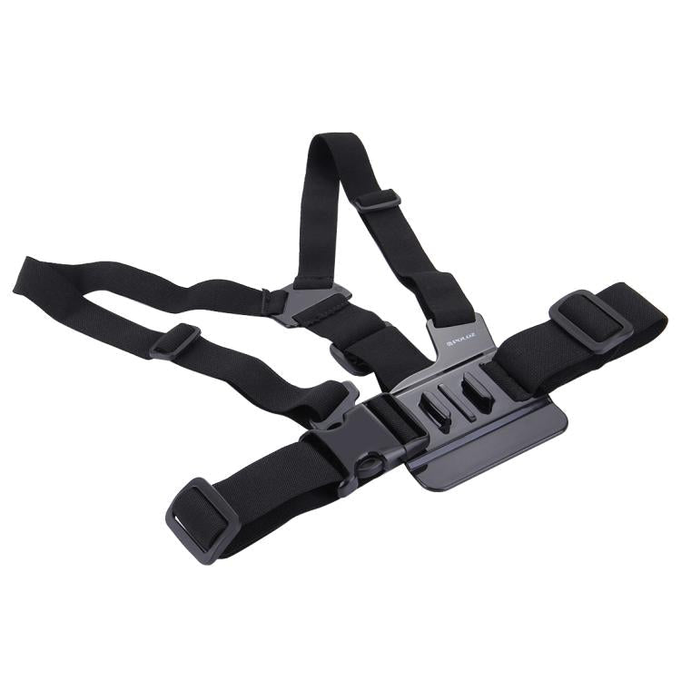 PULUZ Adjustable Body Mount Belt Chest Strap with J Hook Mount & Long Screw for GoPro, Insta360, DJI and Other Action Cameras, Chest Strap - ORIWHIZChest BeltDJI & Insta360 AccessoriesPULUZ