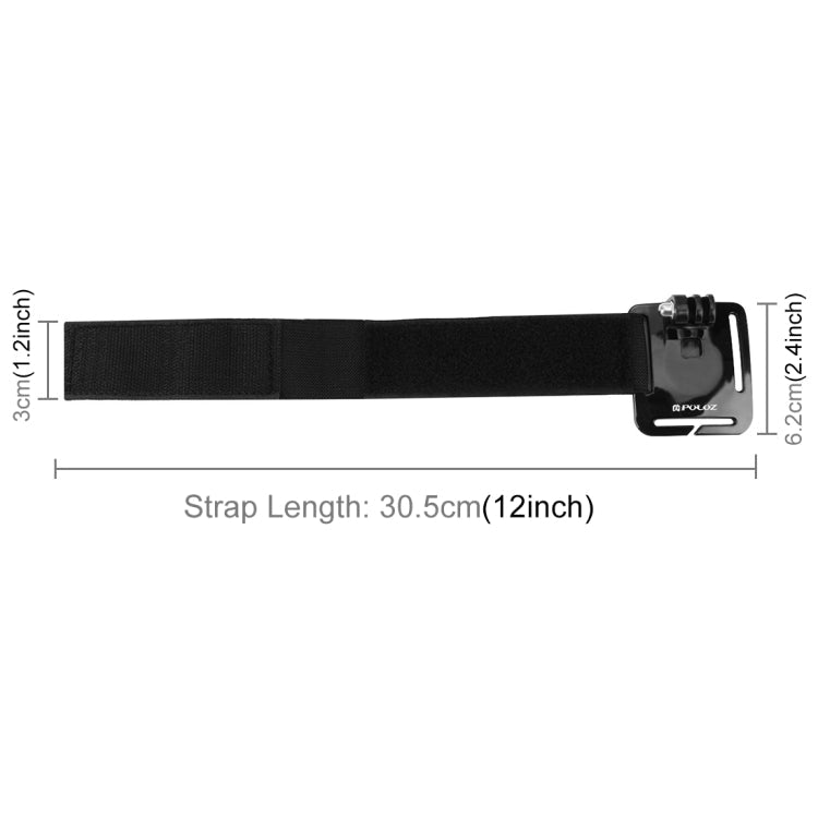 PULUZ Adjustable Wrist Strap Mount for GoPro, Insta360, DJI and Other Action Cameras, Strap Length: 28.5cm, Wrist Strap - ORIWHIZDJI & Insta360 AccessoriesPULUZUniversal Chest & Head Belt