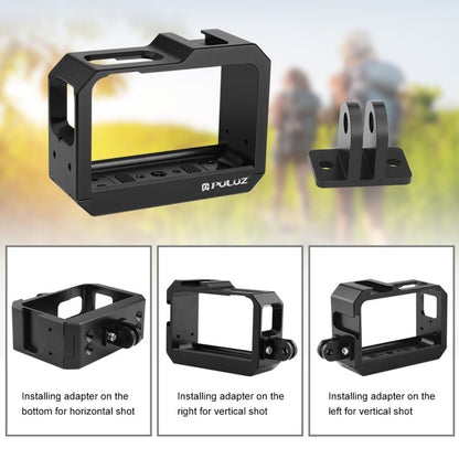 PULUZ Aluminum alloy Frame Mount Protective Case Cage with Cold Shoe Base Slot & Tripod Base Adapter for Insta360 One R, For Insta 360 One R Frame Cage(B), For Insta 360 One R Frame Cage(R) - ORIWHIZDJI & Insta360 AccessoriesOther Insta360 AccessoriesPULUZ
