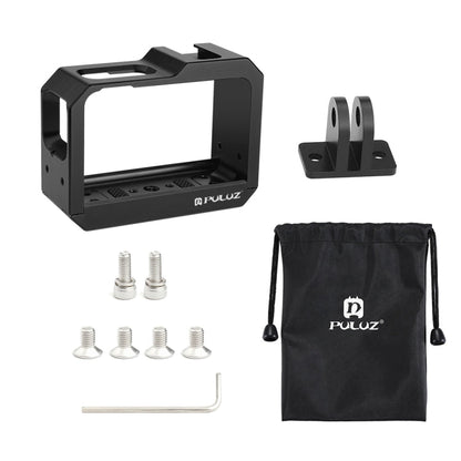 PULUZ Aluminum alloy Frame Mount Protective Case Cage with Cold Shoe Base Slot & Tripod Base Adapter for Insta360 One R, For Insta 360 One R Frame Cage(B), For Insta 360 One R Frame Cage(R) - ORIWHIZDJI & Insta360 AccessoriesOther Insta360 AccessoriesPULUZ