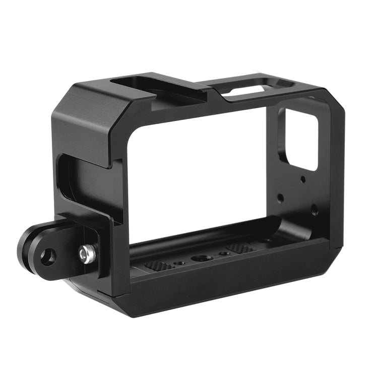 PULUZ Aluminum alloy Frame Mount Protective Case Cage with Cold Shoe Base Slot & Tripod Base Adapter for Insta360 One R, For Insta 360 One R Frame Cage(B), For Insta 360 One R Frame Cage(R) - ORIWHIZDJI & Insta360 AccessoriesOther Insta360 AccessoriesPULUZ