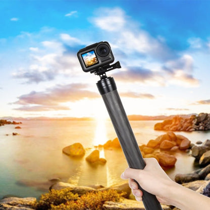 PULUZ Carbon Fiber Extension Monopod Pole Rod Extendable Stick for DJI / MOZA / Feiyu V2 / Zhiyun G5 / SPG Gimbal, Length: 35cm, 35cm - ORIWHIZDJI & Insta360 AccessoriesOthersUniversal Grip Tripod