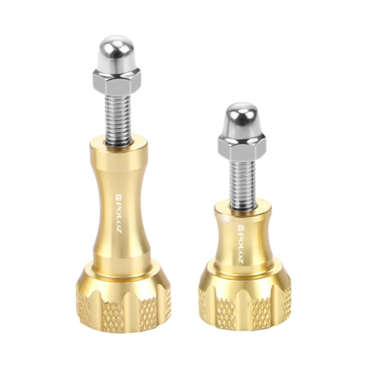 PULUZ CNC Aluminum Thumb Knob Stainless Bolt Nut Screw Set for GoPro, Insta360, DJI and Other Action Cameras, 2 Black Screws (Aluminum), 2 Gold Screws (Aluminum), 2 Blue Screws (Aluminum), 2 Red Screws (Aluminum) - ORIWHIZDJI & Insta360 AccessoriesPULUZScrews