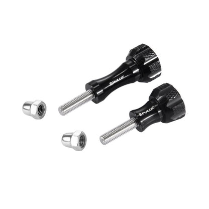 PULUZ CNC Aluminum Thumb Knob Stainless Bolt Nut Screw Set for GoPro, Insta360, DJI and Other Action Cameras, 2 Black Screws (Aluminum), 2 Gold Screws (Aluminum), 2 Blue Screws (Aluminum), 2 Red Screws (Aluminum) - ORIWHIZDJI & Insta360 AccessoriesPULUZScrews
