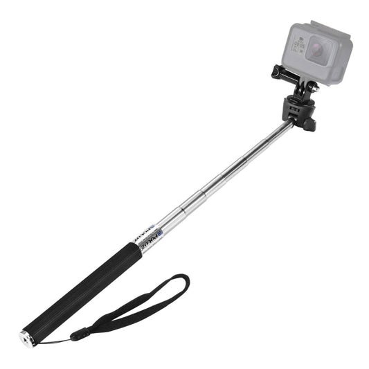 Monopié de mano extensible PULUZ para selfies, compatible con GoPro, Insta360, DJI y otras cámaras de acción. Longitud: 22.5 - 80 cm, Longitud: 22.5 - 100 cm - ORIWHIZ. Accesorios para DJI e Insta360. Palo extensible. PULUZ