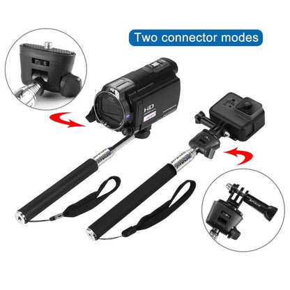 PULUZ Extendable Handheld Selfie Monopod for GoPro, Insta360, DJI and Other Action Cameras, Length: 22.5 - 80cm, Length: 22.5 - 100cm - ORIWHIZDJI & Insta360 AccessoriesExtendable PolePULUZ