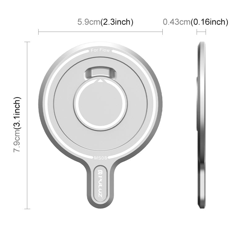 PULUZ For Insta360 FLow Gimbal Magnetic MagSafe Adapter Phone Holder - ORIWHIZDJI & Insta360 AccessoriesOther Insta360 AccessoriesPULUZ
