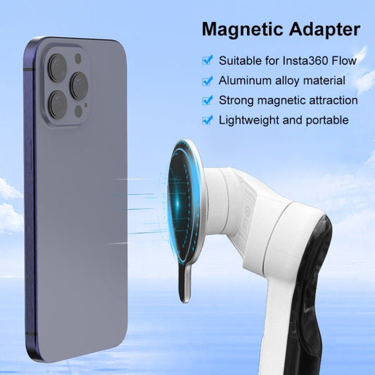 PULUZ For Insta360 FLow Gimbal Magnetic MagSafe Adapter Phone Holder - ORIWHIZDJI & Insta360 AccessoriesOther Insta360 AccessoriesPULUZ