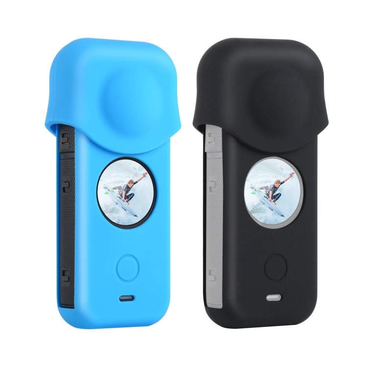 PULUZ Full Body Dust - proof Silicone Protective Case for Insta360 ONE X2, For Insta360 ONE X2 (Blue), Case For Insta360 ONE X2 - ORIWHIZDJI & Insta360 AccessoriesInsta360 X SeriesProtection & Cases