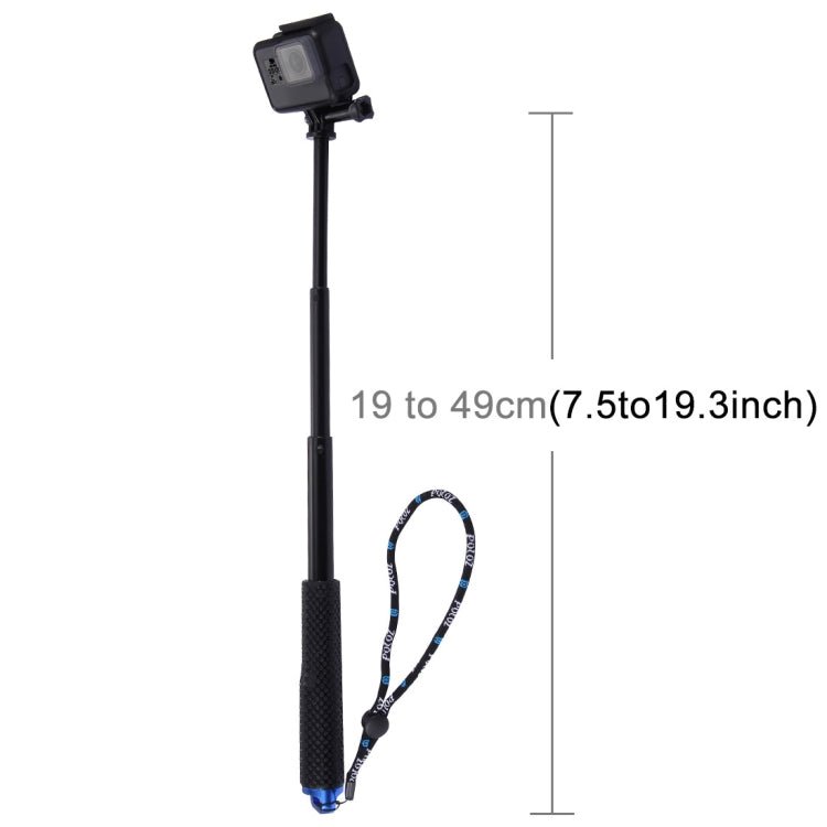 PULUZ Handheld Extendable Pole Monopod for GoPro, Insta360, DJI and Other Action Cameras, Length: 19 - 49cm, Length: 19 - 49cm - ORIWHIZDJI & Insta360 AccessoriesExtendable PolePULUZ