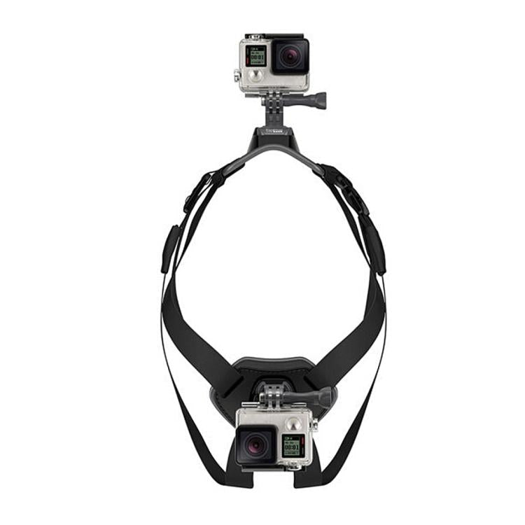 PULUZ Hound Dog Fetch Harness Adjustable Chest Strap Mount for GoPro, Insta360, DJI and Other Action Cameras, Dog Chest Strap - ORIWHIZChest BeltDJI & Insta360 AccessoriesPULUZ