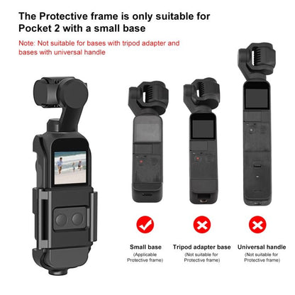 PULUZ Housing Shell Protective Cover Bracket Frame for DJI OSMO Pocket / Pocket 2, For DJI OSMO Pocket - ORIWHIZDJI & Insta360 AccessoriesMount & HolderOsmo Pocket Accessories