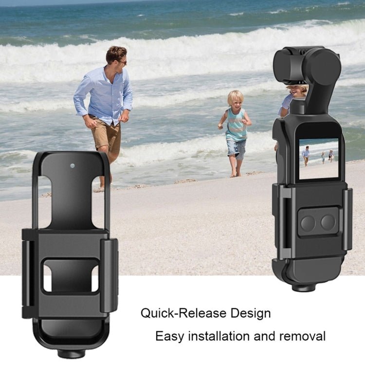 PULUZ Housing Shell Protective Cover Bracket Frame for DJI OSMO Pocket / Pocket 2, For DJI OSMO Pocket - ORIWHIZDJI & Insta360 AccessoriesMount & HolderOsmo Pocket Accessories