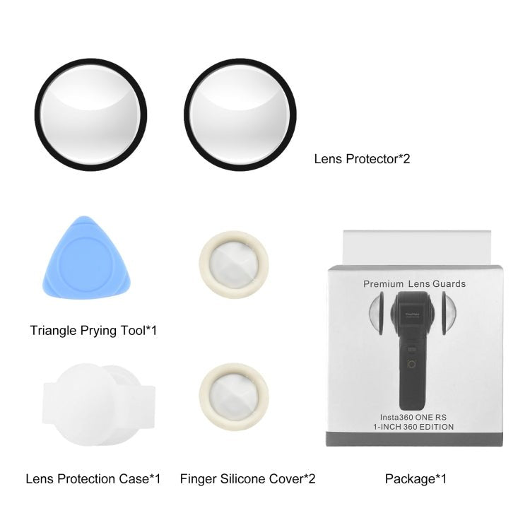 PULUZ Lens Guard PC Protective Cover for Insta360 ONE RS 1 - Inch 360 Edition, Lens Guard - ORIWHIZDJI & Insta360 AccessoriesOther Insta360 AccessoriesPULUZ