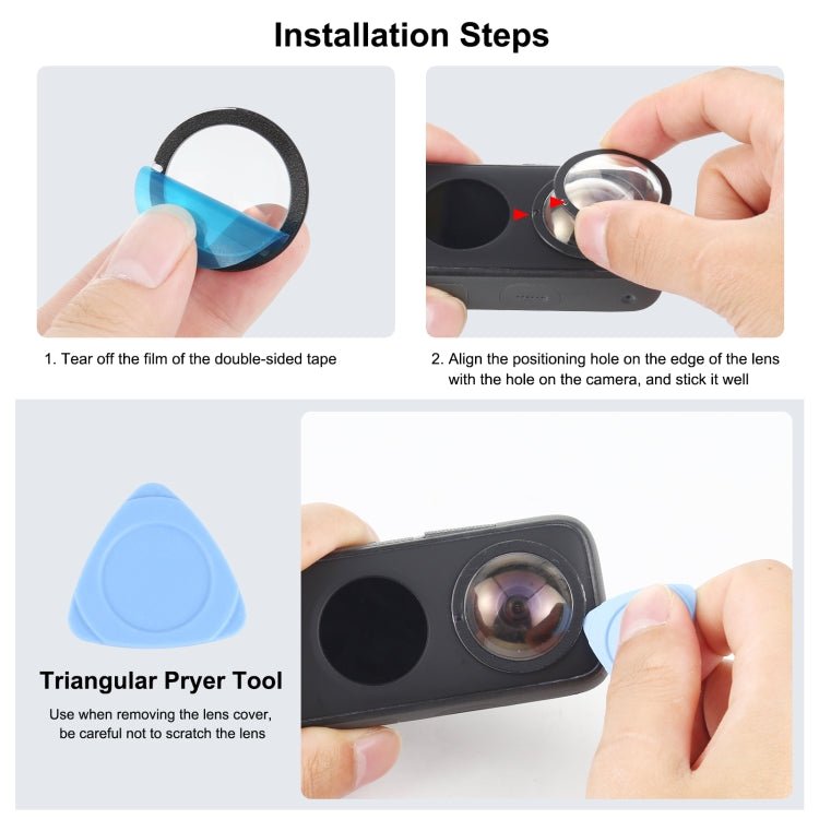 PULUZ Lens Guard PC Protective Cover for Insta360 One X2, Lens Guard For Insta360 ONE X2 - ORIWHIZDJI & Insta360 AccessoriesInsta360 X SeriesProtection & Cases