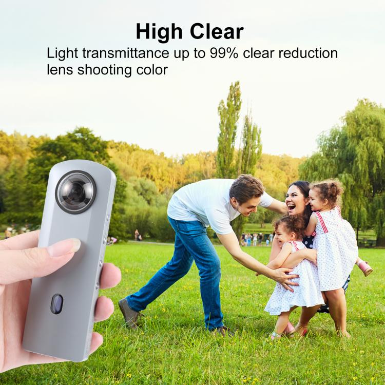 PULUZ Lens Guard PC Protective Cover Kits for Ricoh Theta SC2 / S / V - ORIWHIZDJI & Insta360 AccessoriesOther Insta360 AccessoriesPULUZ