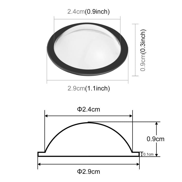 PULUZ Lens Guard PC Protective Cover Kits for Ricoh Theta SC2 / S / V - ORIWHIZDJI & Insta360 AccessoriesOther Insta360 AccessoriesPULUZ