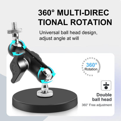 PULUZ Magnetic Pea - Style Clip Mount Holder with Mount Adapter & Long Screw, Magnetic Pea - Style Clip - ORIWHIZDJI & Insta360 AccessoriesHelmet MountPULUZ