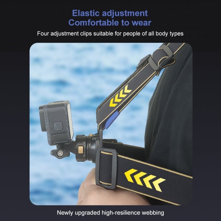 PULUZ Magnetic Quick - release Chest Strap Harness Belt, Chest Strap - ORIWHIZChest BeltDJI & Insta360 AccessoriesPULUZ