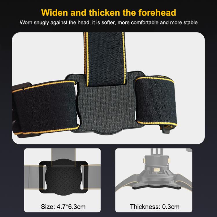 PULUZ Magnetic Quick - release Head Strap Harness Belt, Head Strap - ORIWHIZDJI & Insta360 AccessoriesHead BeltPULUZ