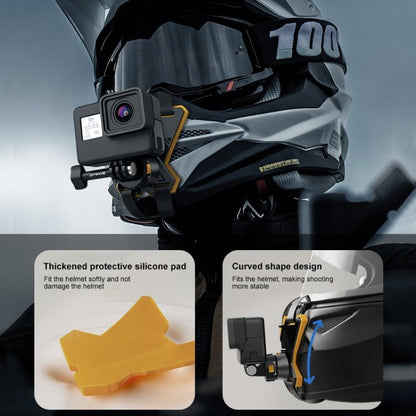 PULUZ Magnetic Quick Release Motorcycle Helmet Chin Strap Mount, Helmet Chin Strap - ORIWHIZDJI & Insta360 AccessoriesHelmet MountPULUZ
