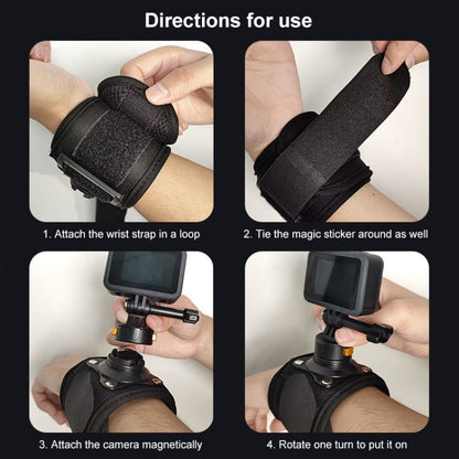 PULUZ Magnetic Quick - release Wrist Strap Harness Belt, Wrist Strap - ORIWHIZDJI & Insta360 AccessoriesPULUZUniversal Chest & Head Belt