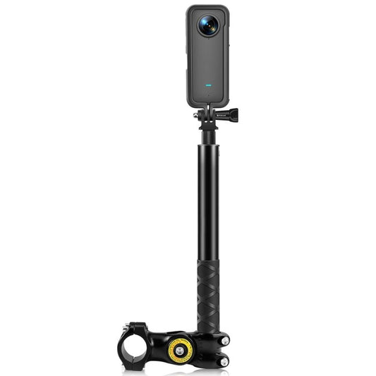 Soporte para cámara con adaptador para manillar de bicicleta o motocicleta PULUZ, soporte monopie para motocicleta - ORIWHIZ, accesorios para manillar de bicicleta, DJI e Insta360, PULUZ