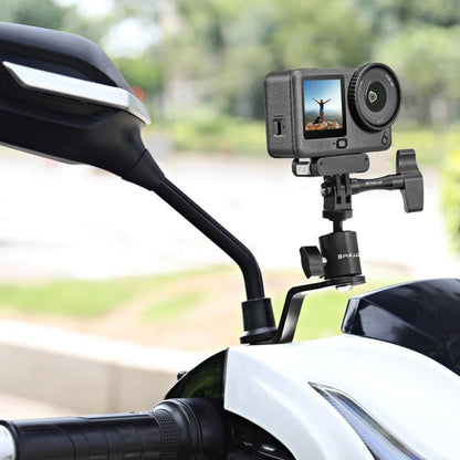 PULUZ Motorcycle Rearview Mirror Aluminum Alloy Action Camera Holder Mount, Rearview Mirror Mount - ORIWHIZDJI & Insta360 AccessoriesOther MountPULUZ
