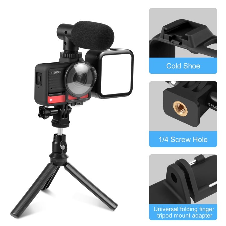 PULUZ Plastic Frame Case with Lens Guard for Insta360 One RS 360 Edition, For Insta360 One RS 360 Edition Frame Case with Lens Guard - ORIWHIZDJI & Insta360 AccessoriesOther Insta360 AccessoriesPULUZ
