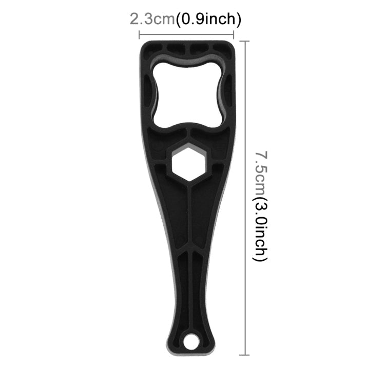 PULUZ Plastic Thumbscrew Wrench Spanner with Lanyard for GoPro, Insta360, DJI and Other Action Cameras, Wrench (PVC Material) Black - ORIWHIZDJI & Insta360 AccessoriesPULUZTools