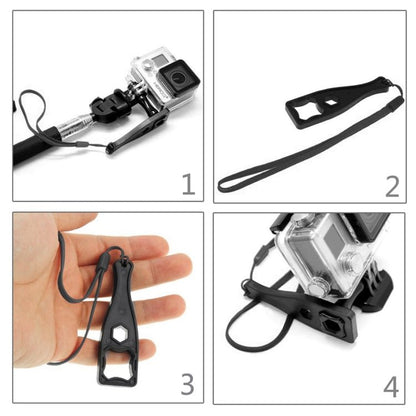 PULUZ Plastic Thumbscrew Wrench Spanner with Lanyard for GoPro, Insta360, DJI and Other Action Cameras, Wrench (PVC Material) Black - ORIWHIZDJI & Insta360 AccessoriesPULUZTools