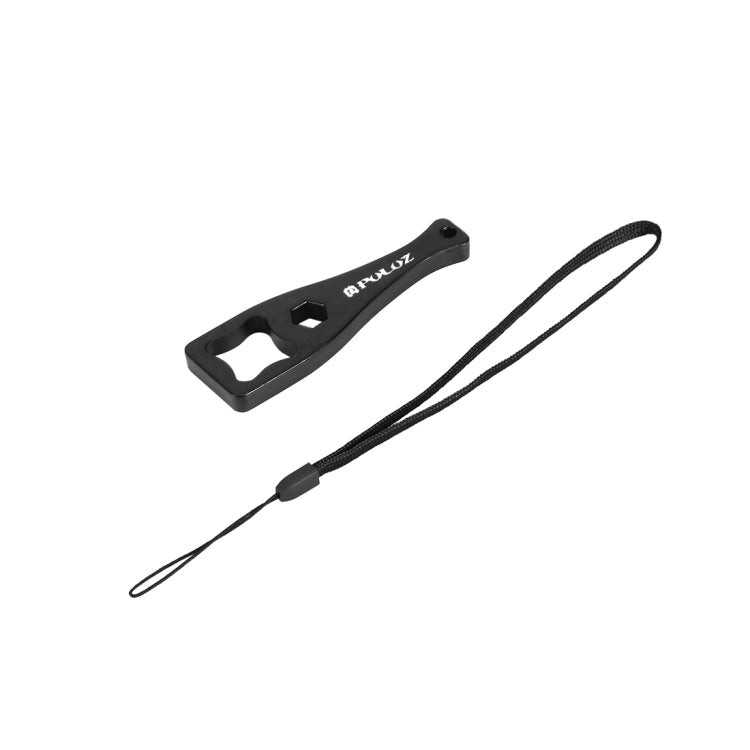 PULUZ Plastic Thumbscrew Wrench Spanner with Lanyard for GoPro, Insta360, DJI and Other Action Cameras, Wrench (PVC Material) Black - ORIWHIZDJI & Insta360 AccessoriesPULUZTools