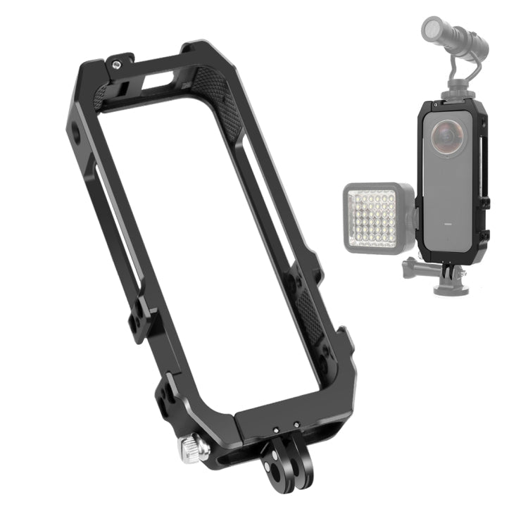 PULUZ Protective Cage Rig Housing Frame with Cold Shoe Mounts & Magnetic Folding Tripod Adapter for Insta360 ONE X2, Cage For Insta360 ONE X2 - ORIWHIZDJI & Insta360 AccessoriesInsta360 X SeriesProtection & Cases