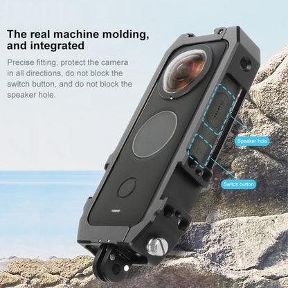 PULUZ Protective Cage Rig Housing Frame with Cold Shoe Mounts & Magnetic Folding Tripod Adapter for Insta360 ONE X2, Cage For Insta360 ONE X2 - ORIWHIZDJI & Insta360 AccessoriesInsta360 X SeriesProtection & Cases