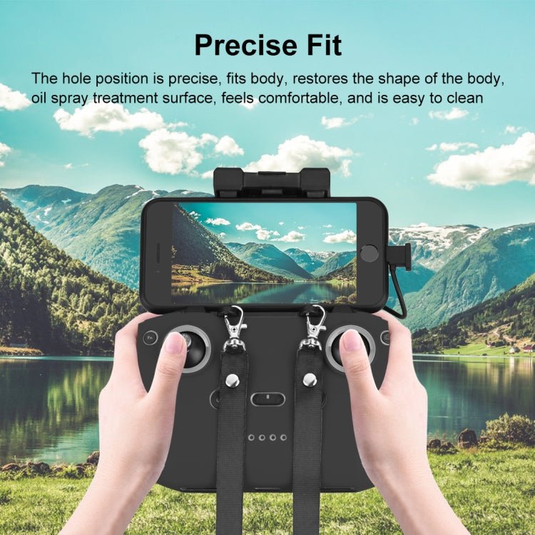 PULUZ Shockproof Anti - scratch Silicone Case with Neck Strap For DJI Neo / Mini 3 / 3 Pro / Mavic 3 / Air 2S / Mini 2 RC - N2 / RC - N1 / RC - N3 Remote Control, For DJI Mini 3 / 3 Pro / Mavic 3 / Air 2S / Mini 2 Remote Control with Neck Strap - ORIWHIZCases & BagsDJI & Insta360 AccessoriesDJI Neo Accessories