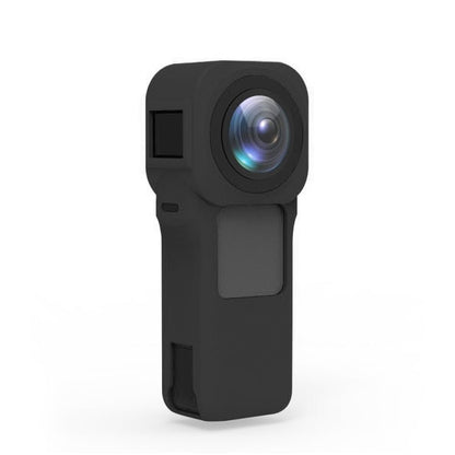 PULUZ Silicone Protective Case with Lens Cover for Insta360 One RS 1 - Inch 360 Edition, Silicone Case(Black), Silicone Case(Blue), Silicone Case(Red) - ORIWHIZDJI & Insta360 AccessoriesOther Insta360 AccessoriesPULUZ
