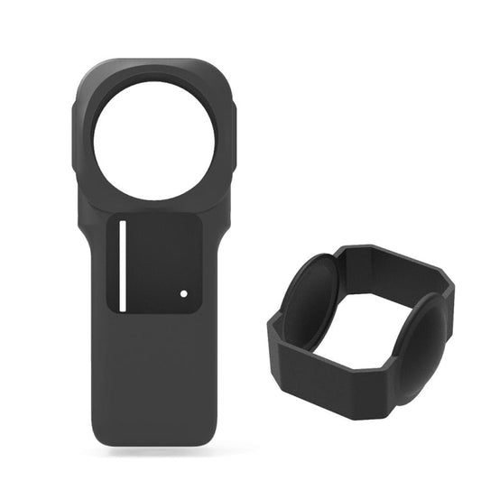 PULUZ Silicone Protective Case with Lens Cover for Insta360 One RS 1 - Inch 360 Edition, Silicone Case(Black), Silicone Case(Blue), Silicone Case(Red) - ORIWHIZDJI & Insta360 AccessoriesOther Insta360 AccessoriesPULUZ