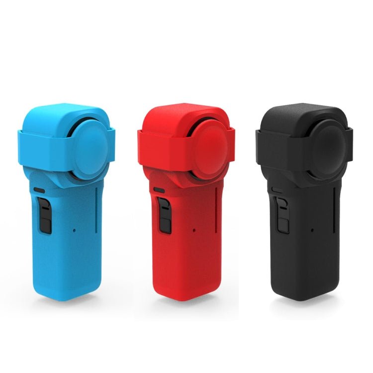 PULUZ Silicone Protective Case with Lens Cover for Insta360 One RS 1 - Inch 360 Edition, Silicone Case(Black), Silicone Case(Blue), Silicone Case(Red) - ORIWHIZDJI & Insta360 AccessoriesOther Insta360 AccessoriesPULUZ