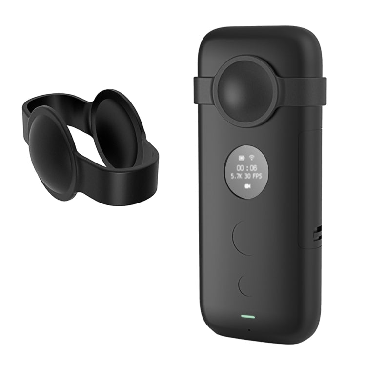PULUZ Silicone Protective Case with Lens Cover for Insta360 ONE X, For Insta360 ONE X(Black), For Insta360 ONE X(Red) - ORIWHIZDJI & Insta360 AccessoriesInsta360 X SeriesProtection & Cases