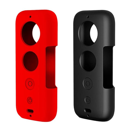 PULUZ Silicone Protective Case with Lens Cover for Insta360 ONE X, For Insta360 ONE X(Black), For Insta360 ONE X(Red) - ORIWHIZDJI & Insta360 AccessoriesInsta360 X SeriesProtection & Cases