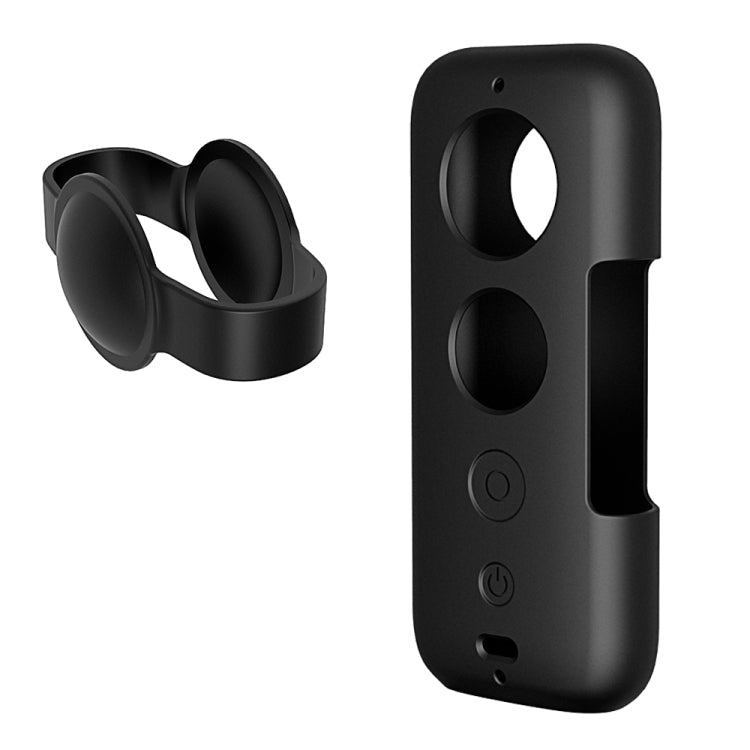 PULUZ Silicone Protective Case with Lens Cover for Insta360 ONE X, For Insta360 ONE X(Black), For Insta360 ONE X(Red) - ORIWHIZDJI & Insta360 AccessoriesInsta360 X SeriesProtection & Cases