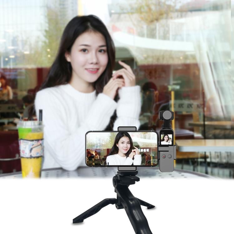 PULUZ Smartphone Fixing Clamp 1/4 inch Holder Mount Bracket for DJI OSMO Pocket / Pocket 2, Clamp - ORIWHIZDJI & Insta360 AccessoriesMount & HolderOsmo Pocket Accessories