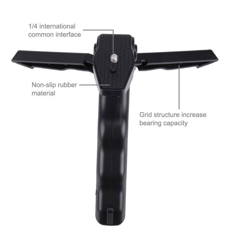 PULUZ Smartphone Fixing Clamp 1/4 inch Holder Mount Bracket + Grip Folding Tripod Mount Kits for DJI OSMO Pocket / Pocket 2, Clamp+Tripod - ORIWHIZDJI & Insta360 AccessoriesMount & HolderOsmo Pocket Accessories